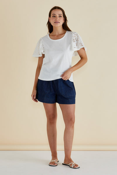 Lottie Embroidered Tee