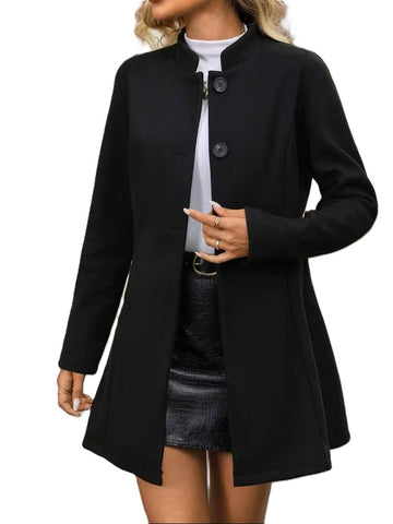 Lydia Short Coat Black