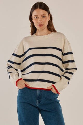 Leonie Knit Sweater Stripe