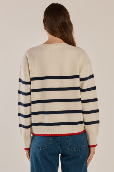 Leonie Knit Sweater Stripe