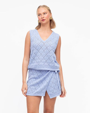 Lilah Cotton Knit Top