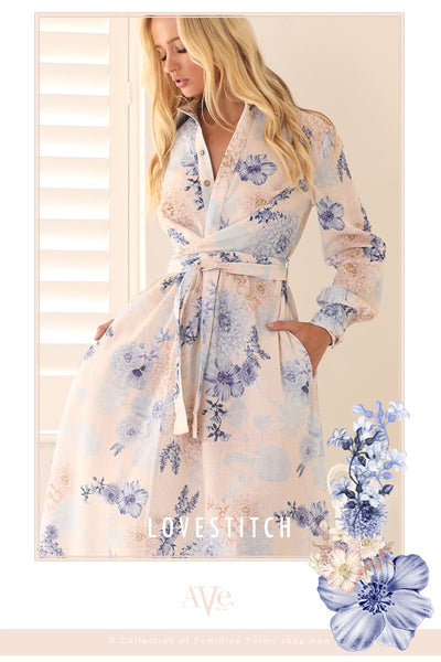 Love Stitch Midi Dress