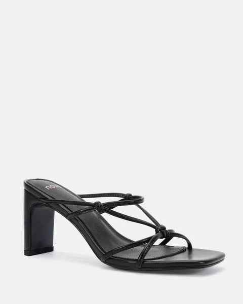 Macie Smooth High Heel Black