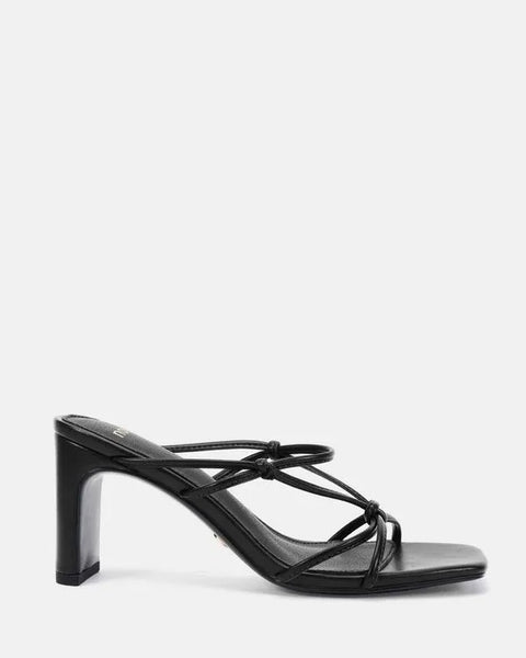 Macie Smooth High Heel Black