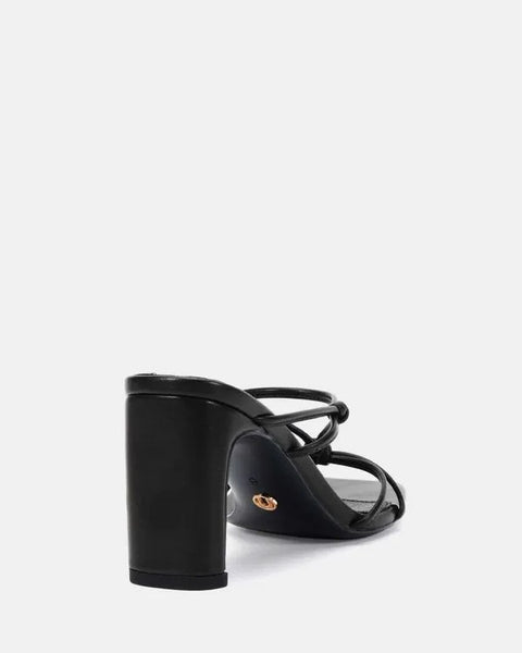 Macie Smooth High Heel Black