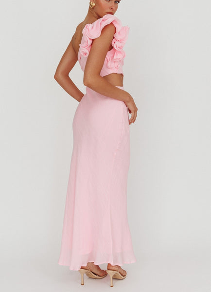 Margo One Shoulder Dress Pink