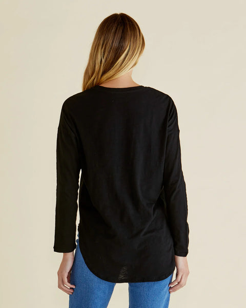 Megan Cotton Top Black