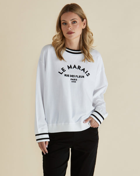 Marais Sweat White