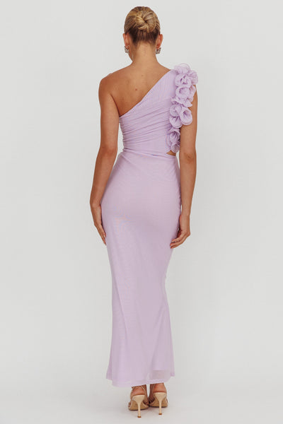 Margo One Shoulder Formal Dress Lilac