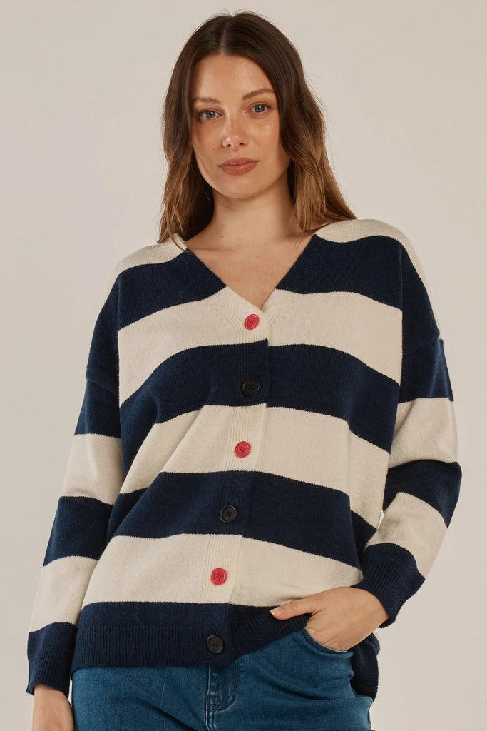 Maybelle Knit Cardigan Stripe