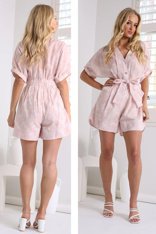 Michigan Playsuit Pink