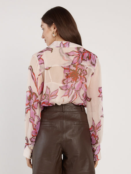 Nyomi Blouse Print Cream