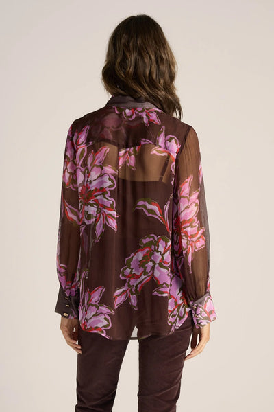 Nyomi Blouse Print Plum