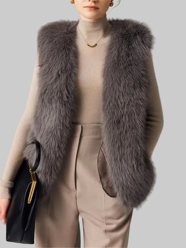Natalia Faux Fur Vest
