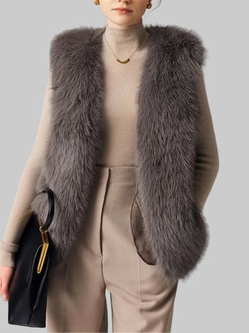 Natalia Faux Fur Vest