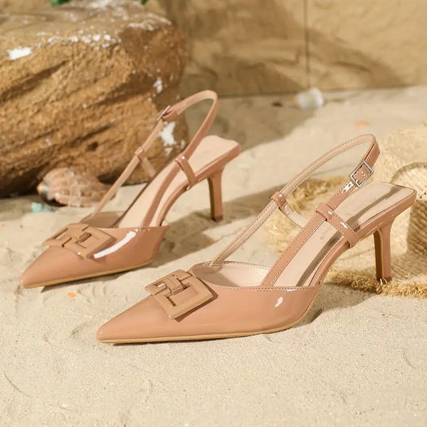 Chelsea Heels Latte - Cavorte 