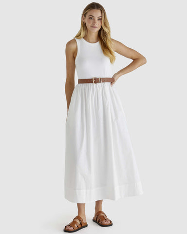 Opal Dress White