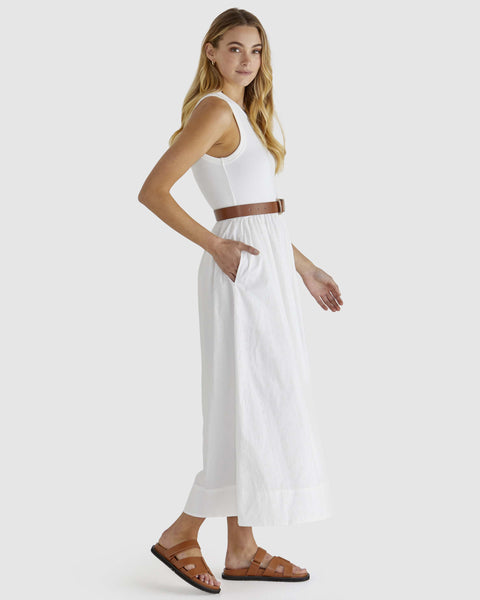 Opal Dress White
