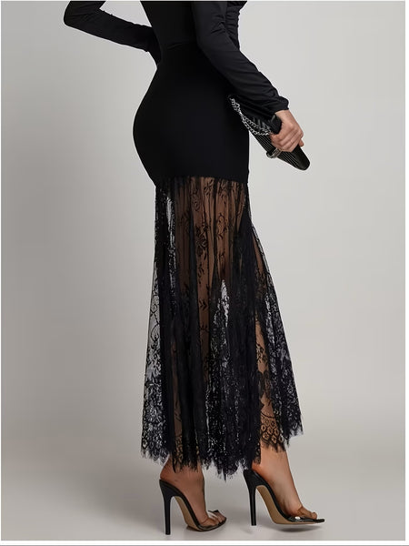 Kirralee Lace Maxi Skirt