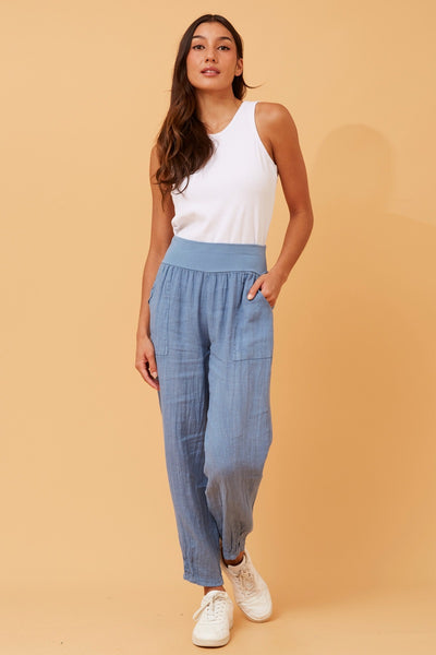 La Biancheria Pantaloni Blue