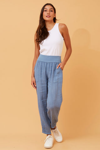 La Biancheria Pantaloni Blue