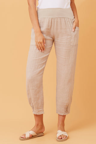 La Biancheria Pantaloni Ecru