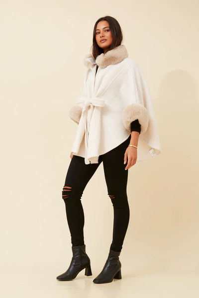 Ursula Cape Winter White