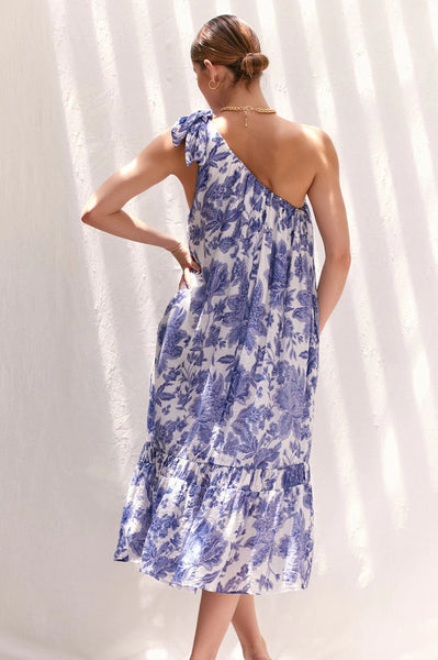 Palm Beach One Shoulder Dress