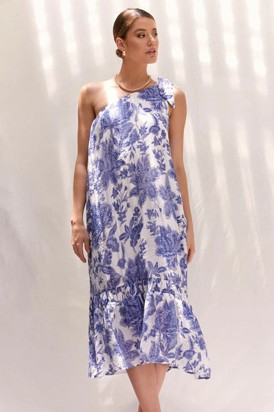 Palm Beach One Shoulder Dress