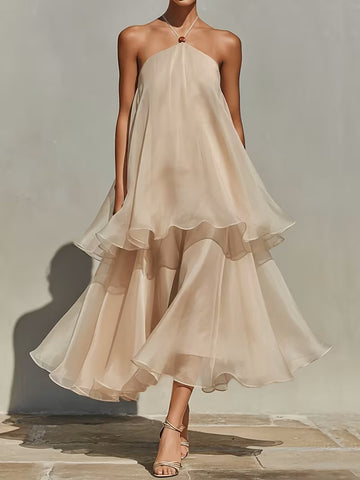 Paris Formal Dress Champagne