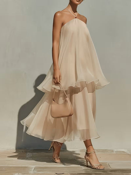 Paris Formal Dress Champagne