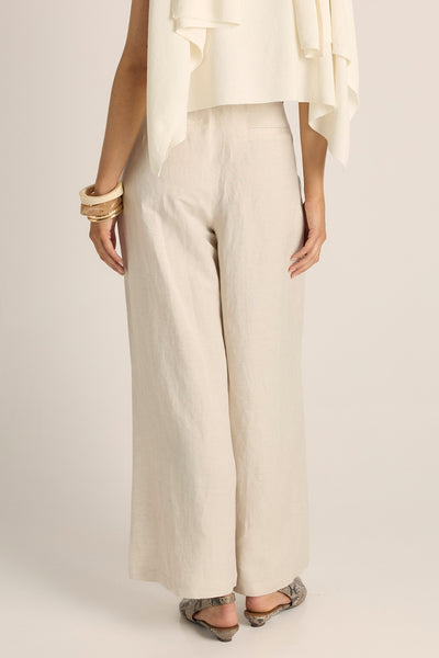 Remi Raffia Pant Natural