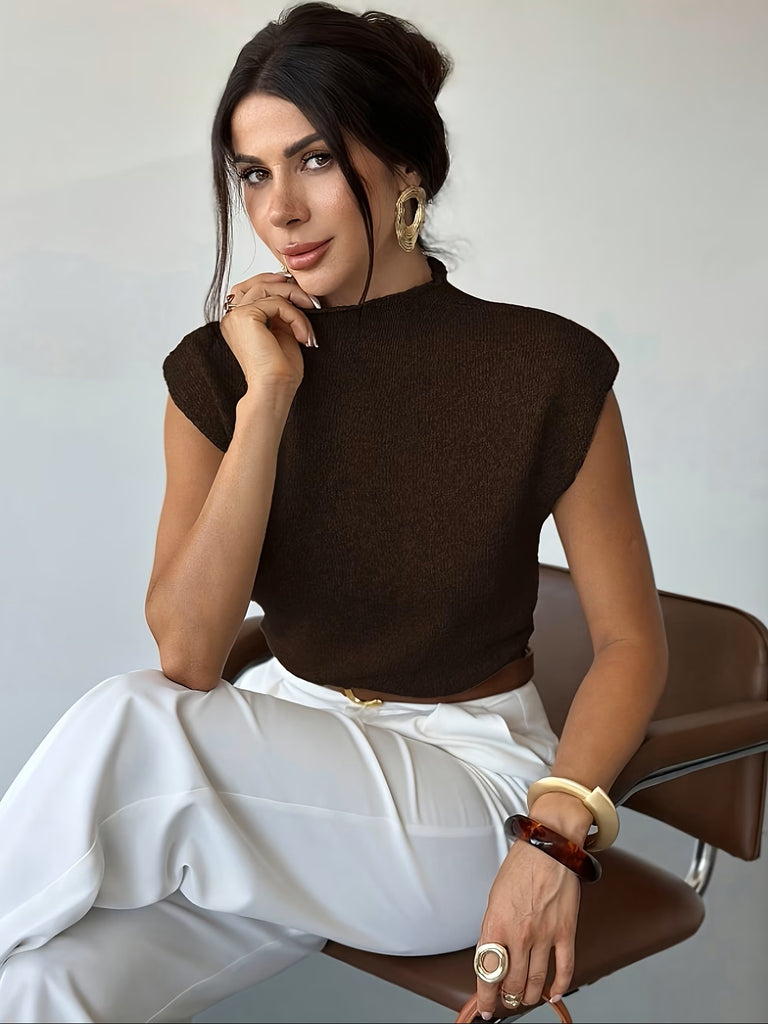 Reya Knit Top Chocolate