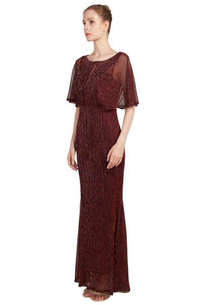 Rene Formal Dress Curve Burgundy