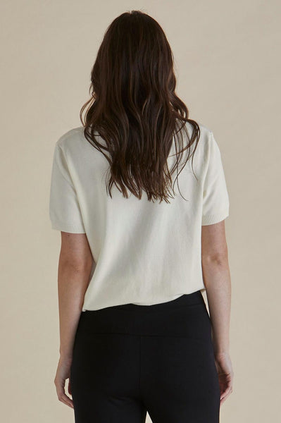 Robbie Knit Tee Cream