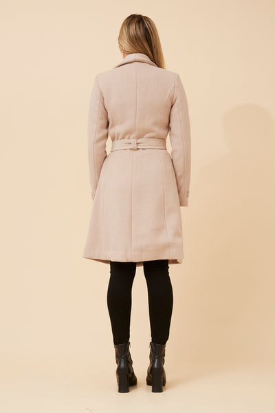Rochelle Wrap Coat Stone