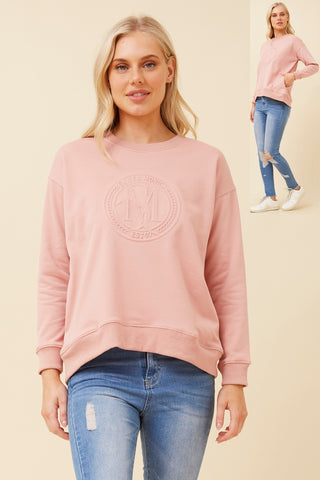 Santa Monica Sweatshirt Dusty Pink