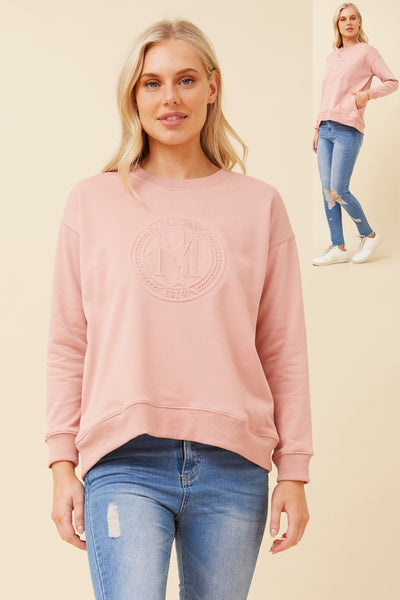 Santa Monica Sweatshirt Dusty Pink