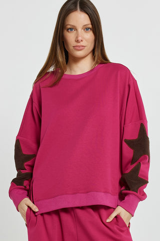 Saskia Sweatshirt Mulberry