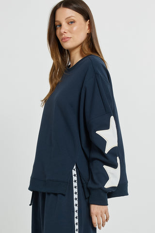 Saskia Sweatshirt Navy