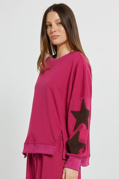 Saskia Sweatshirt Mulberry