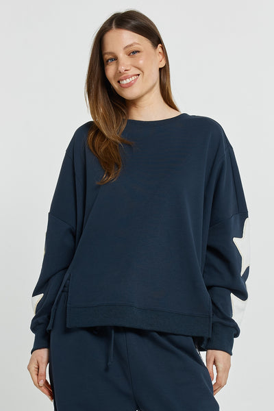 Saskia Sweatshirt Navy
