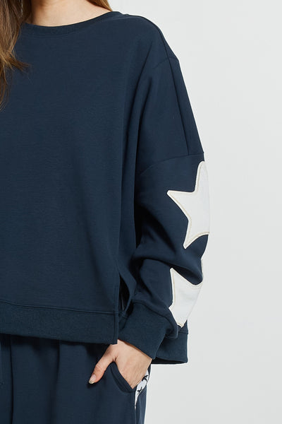Saskia Sweatshirt Navy