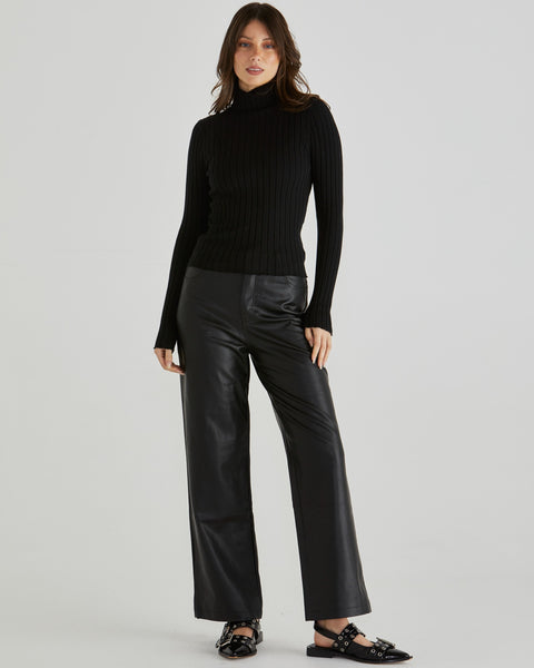 Sola Faux Leather Pant