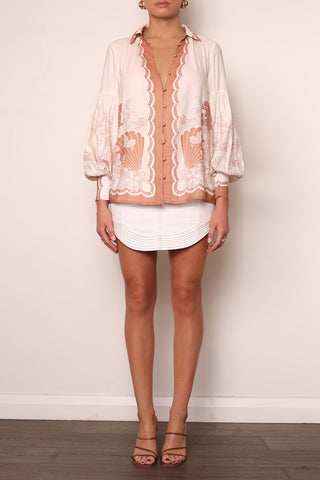 Millicent Two Tone Blouse