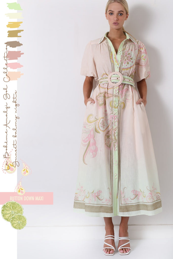 Alice Button Down Maxi Dress