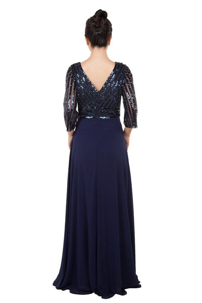 Sasha Formal Dress Curve Navy