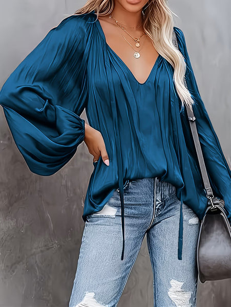 Savannah Blouse Sea Blue