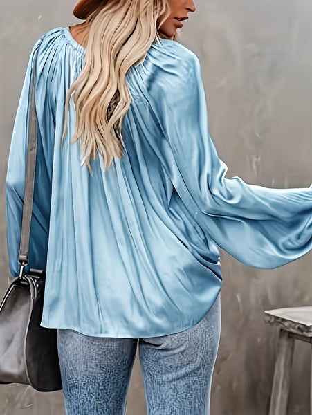 Savannah Blouse Sea Breeze