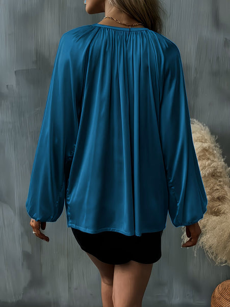 Savannah Blouse Sea Blue